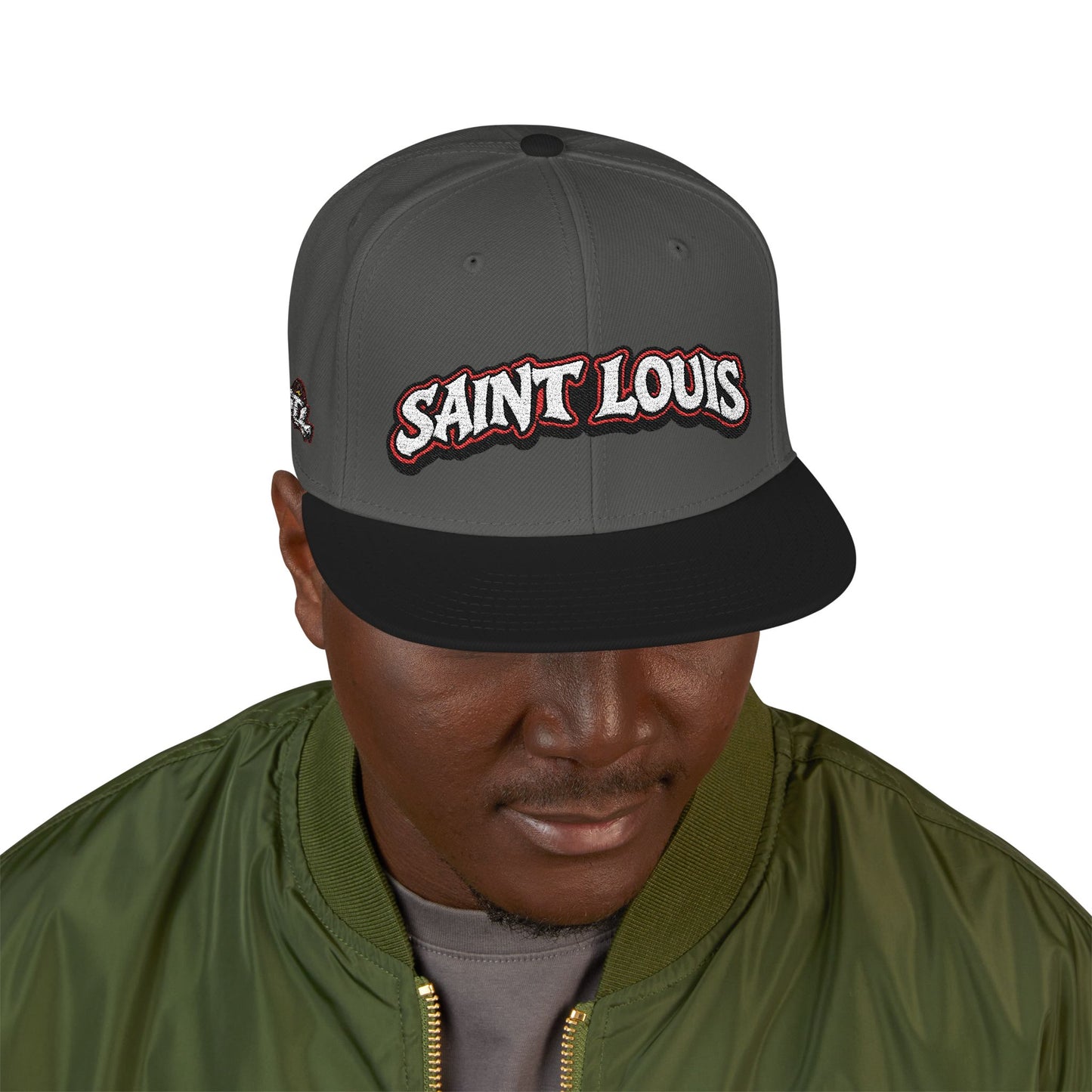 Snapback Hat — ‘St. Louis’ Embroidered Streetwear Cap