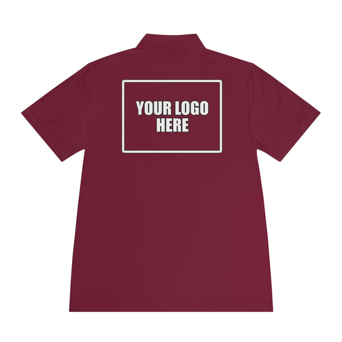 Customizable Sport Polo Work Shirt - Front & Back Logo Work Polo