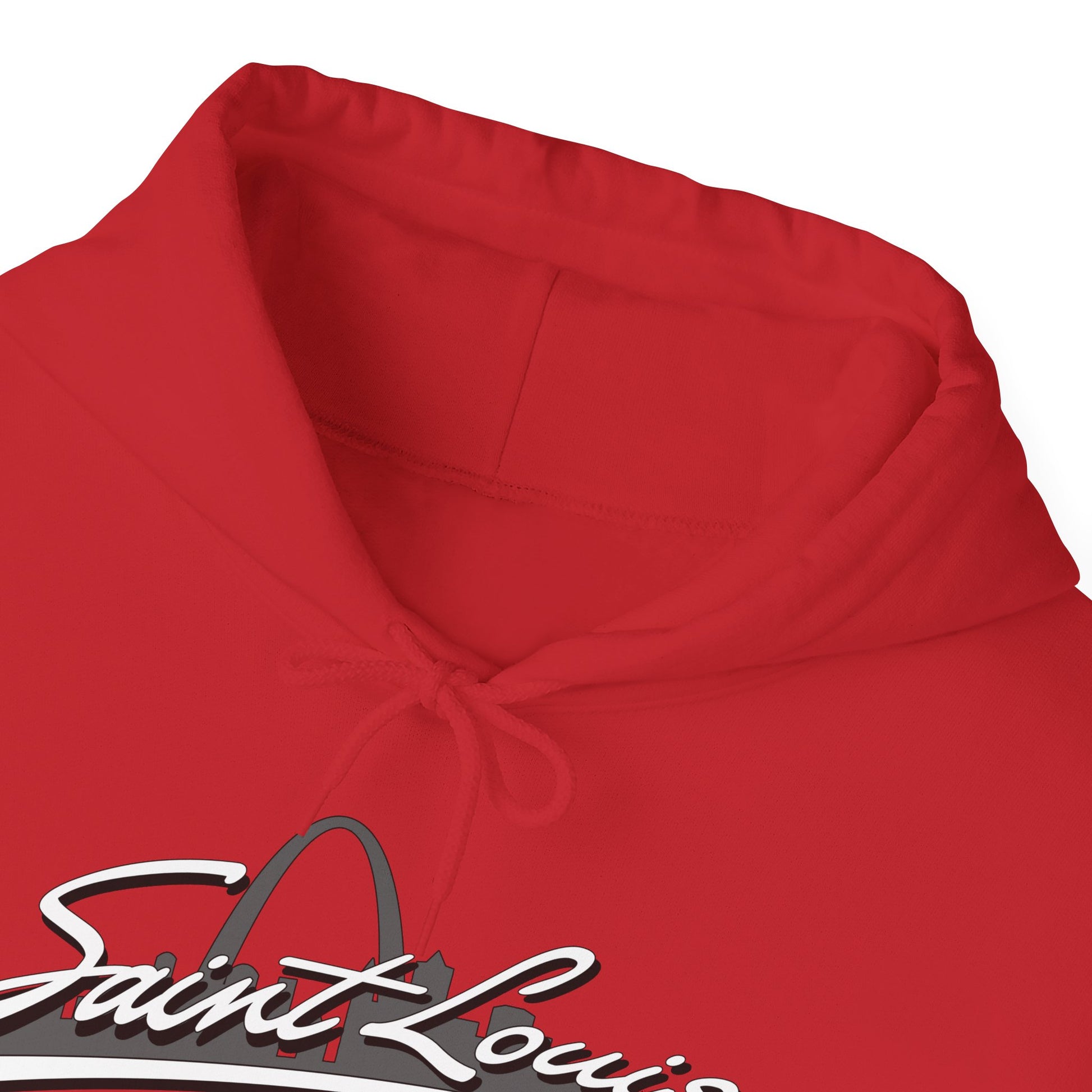 Saint Louis Graphic Hooded Sweatshirt Printify