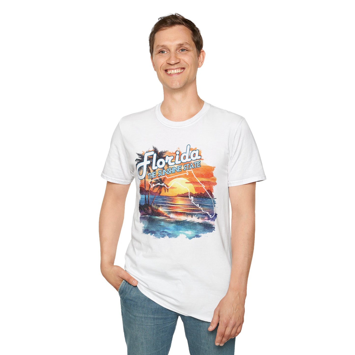 Florida Sunshine State T-Shirt - Unisex Softstyle